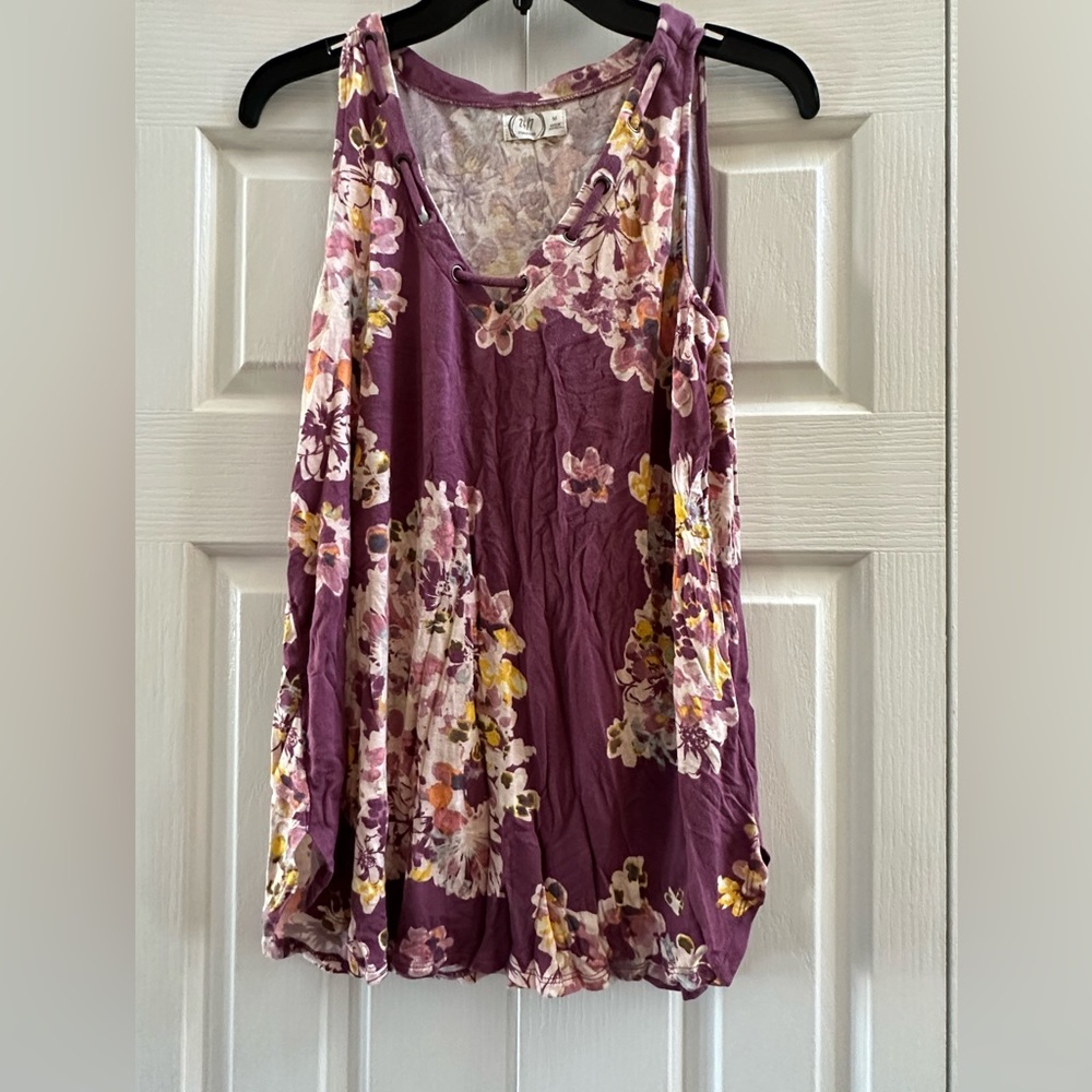 Medium Maurice’s floral tank